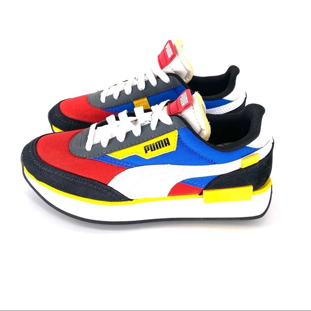 Puma Kids Rider Play On Lace Up Sneakers - 4C
